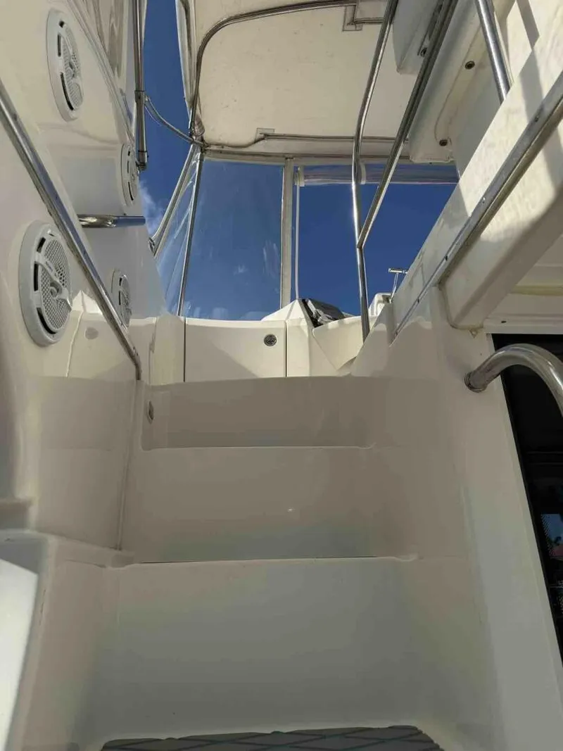 Slide: The Image of 34c Silverton mold-in stairs to flybridge 2 - 5429723