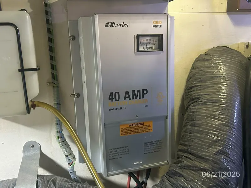 Slide: The Image of 36' Grand Banks battery charger - 5428153