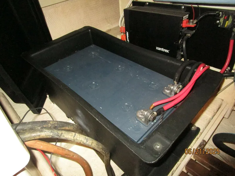 Slide: The Image of 36' Grand Banks battery bank2 - 5428152