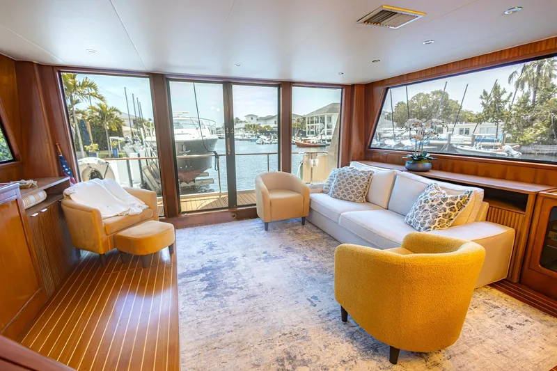 Slide: The Image of Viking Cockpit Motor Yacht 1990 - 7088411