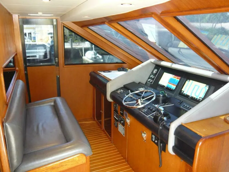 Slide: The Image of Viking Cockpit Motor Yacht 1990 - 5429065