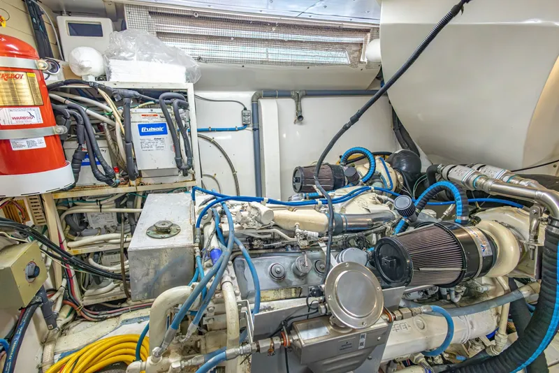 Slide: The Image of Viking Cockpit Motor Yacht 1990 - 7088457