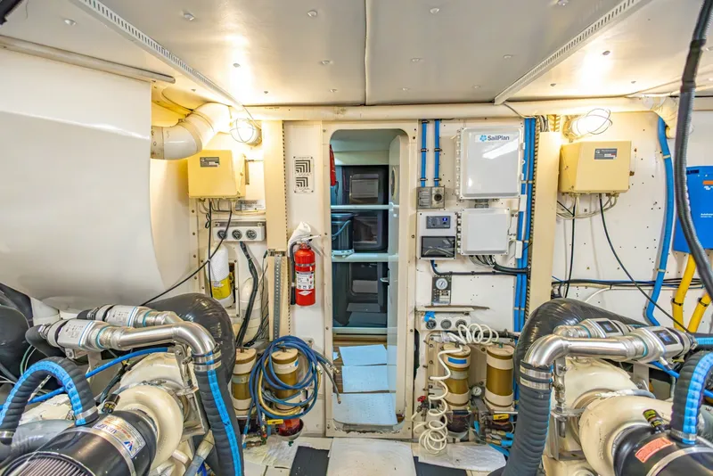 Slide: The Image of Viking Cockpit Motor Yacht 1990 - 7088458