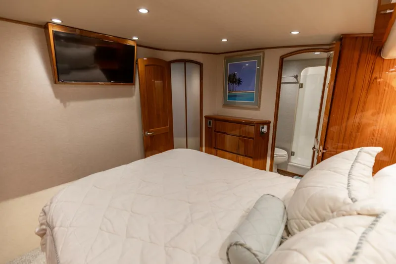 Slide: The Image of 2015 Viking 62 Convertible- Gas Money- Master Stateroom - 5435624