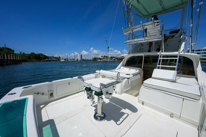 Slide: The Image of Bertram 31 Mr. Toad -Cockpit 1979 Bertram 31 Flybridge Mr. Toad - 5438488