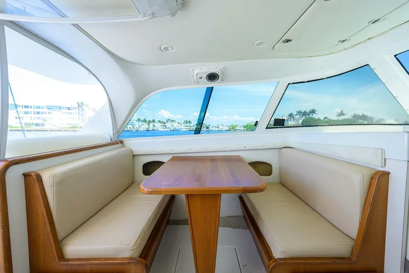 Slide: The Image of Bertram 31 Mr. Toad - Dinette 1979 Bertram 31 Flybridge Mr. Toad - 5438465