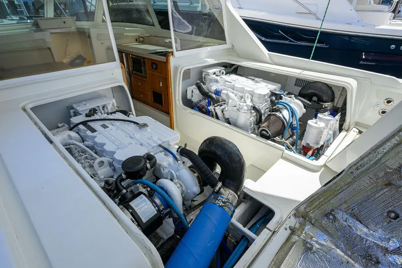 Slide: The Image of Bertram 31 Mr. Toad - Engine Access 1979 Bertram 31 Flybridge Mr. Toad - 5438494