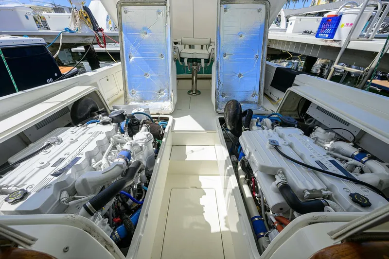 Slide: The Image of Bertram 31 Mr. Toad - Engine Access 1979 Bertram 31 Flybridge Mr. Toad - 5438495