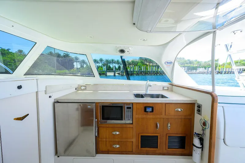 Slide: The Image of Bertram 31 Mr. Toad - Galley 1979 Bertram 31 Flybridge Mr. Toad - 5438467