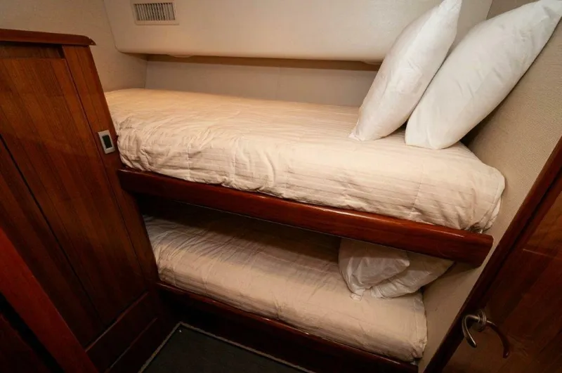 Slide: The Image of 2016 Viking 52 Sport Tower- CONTAGIOUS HABIT-Fwd Bunk Room - 5548353