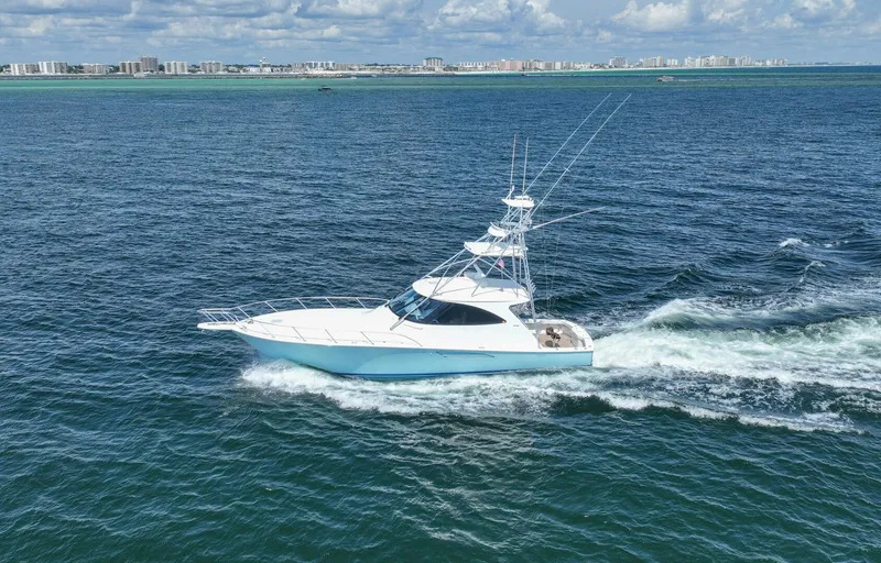 Slide: The Image of 2016 Viking 52 Sport Tower- CONTAGIOUS HABIT- Profile - 5546622