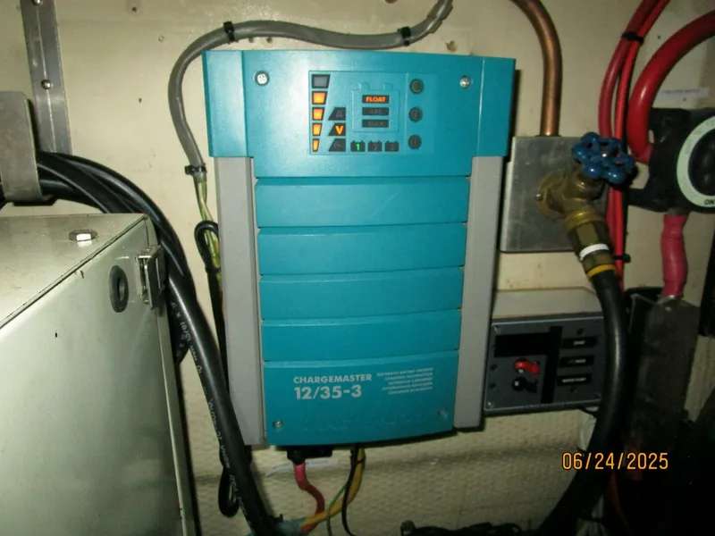 Slide: The Image of 63' Hatteras battery charger1 - 5444660