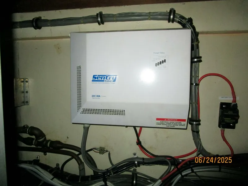 Slide: The Image of 63' Hatteras batetry charger2 - 5444663