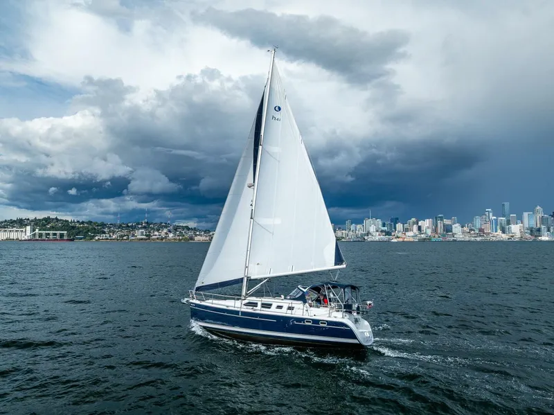 Slide: The Image of Hunter 41 Deck Salon 2007 - 5452520