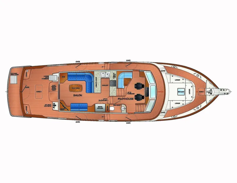 Slide: The Image of Fleming 58 Pilothouse Motoryacht 2018 - 5457249