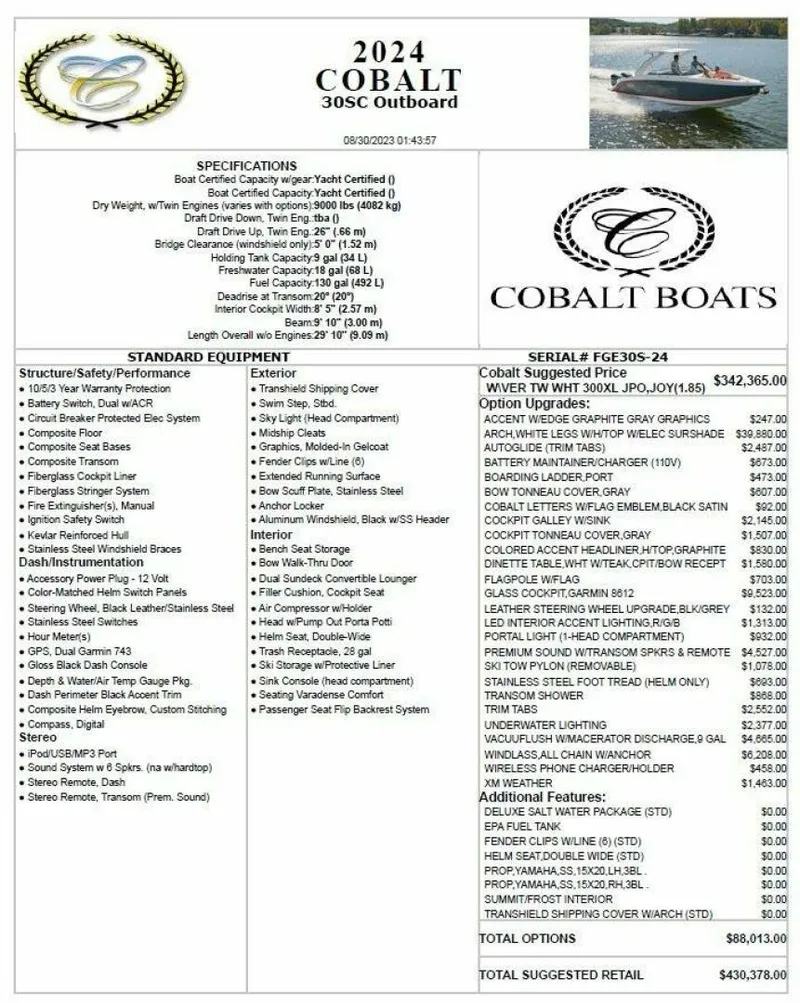 Slide: The Image of Cobalt 30SC 2024 - 5472054