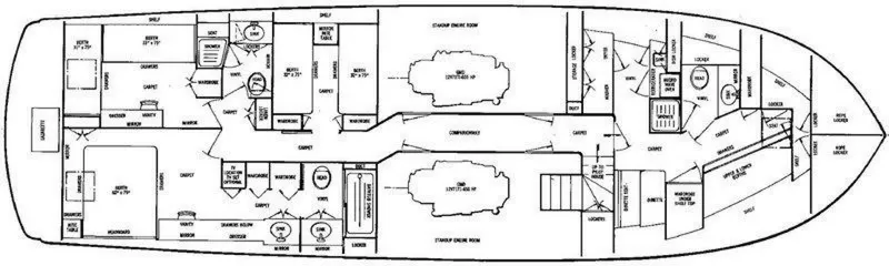Slide: The Image of Chris-Craft Roamer 60 1976 - 5474060