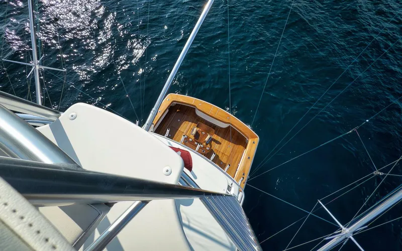 Slide: The Image of 2019 Viking 68 Convertible- GYS TRADE- Cockpit from Tower - 5615038