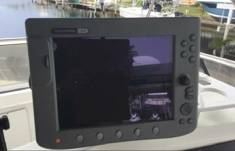 Slide: The Image of Carver Yachts 430 Cockpit 1995 - 5829994