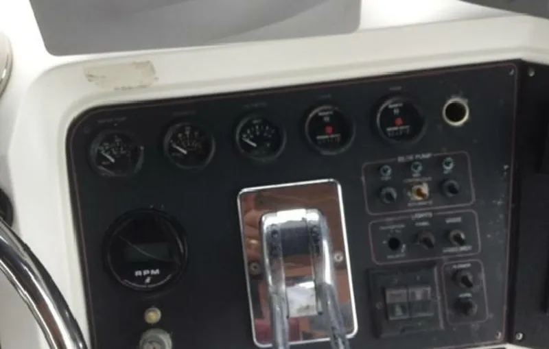 Slide: The Image of Carver Yachts 430 Cockpit 1995 - 5829996