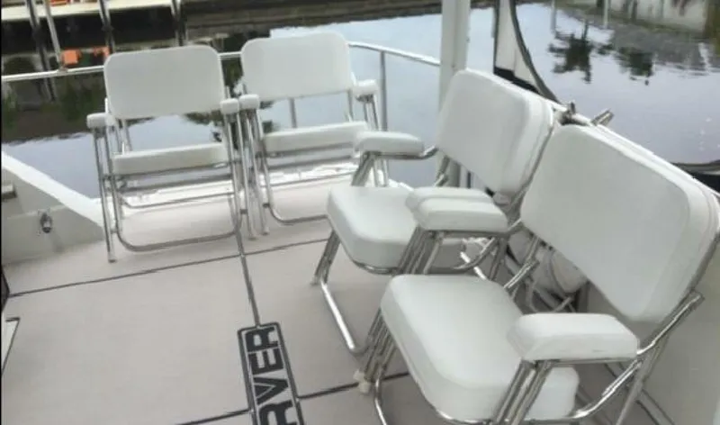 Slide: The Image of Carver Yachts 430 Cockpit 1995 - 5829979