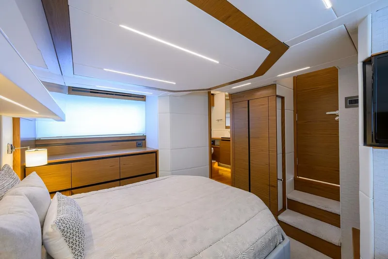 Slide: The Image of Tiara 49 DEBBIE'S DIAMOND - Master Stateroom 2023 Tiara 49 C49 Coupe DEBBIE'S DIAMOND - 5474949