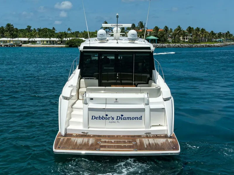 Slide: The Image of Tiara 49 DEBBIE'S DIAMOND - Aft Profile 2023 Tiara 49 C49 Coupe DEBBIE'S DIAMOND - 7653209