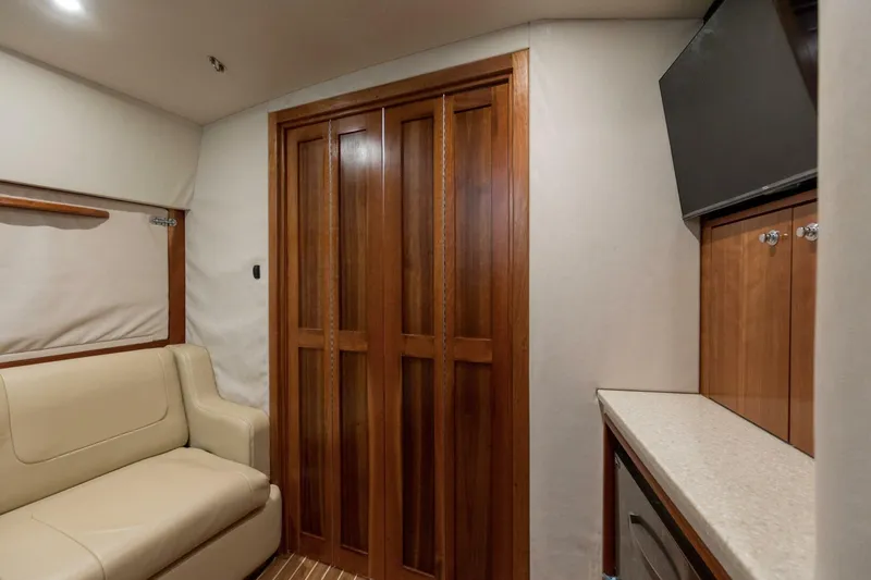 Slide: The Image of 2009 36 Albemarle 360 XF Tin Bender Forward Stateroom (1) - 5478138