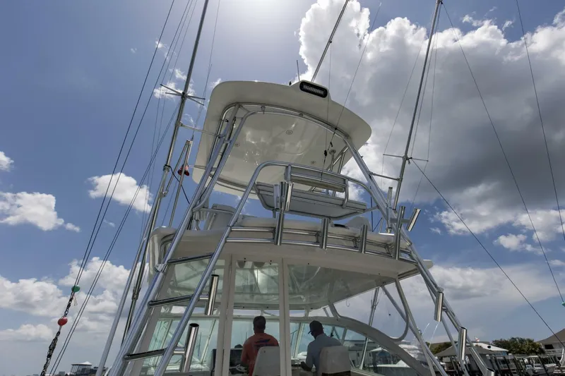 Slide: The Image of 2009 36 Albemarle 360 XF Tin Bender Custom PipeWelders Marlin Tower (1) - 5478187