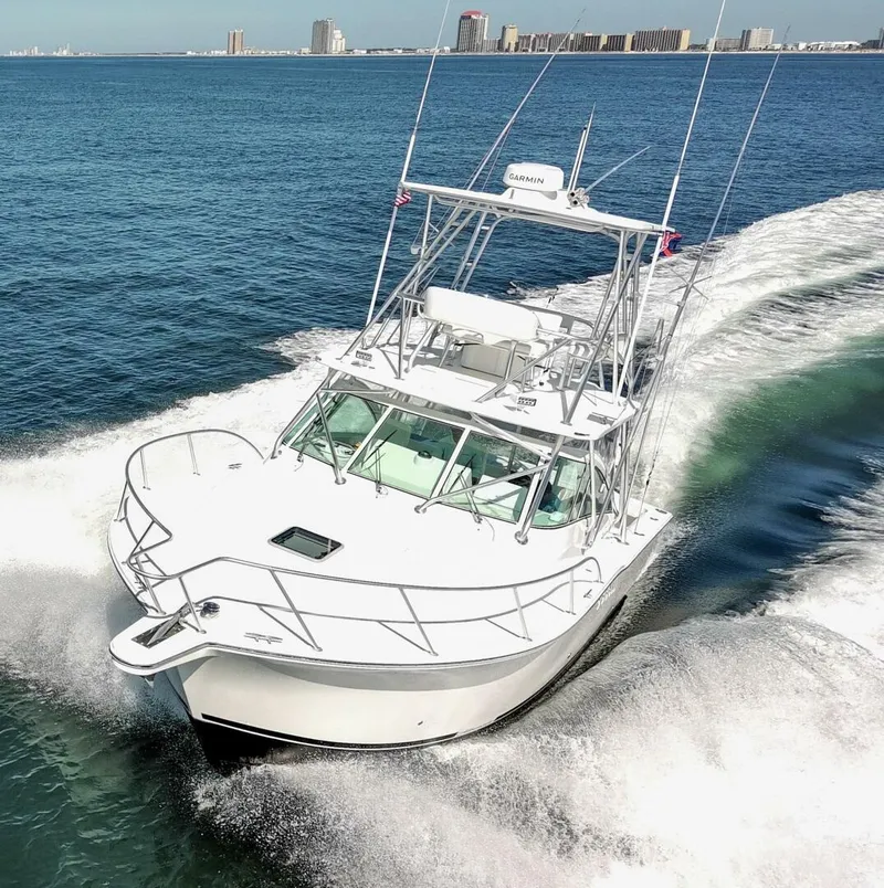 Slide: The Image of 2009 36 Albemarle 360 XF Tin Bender Running Shot (2) - 5478247