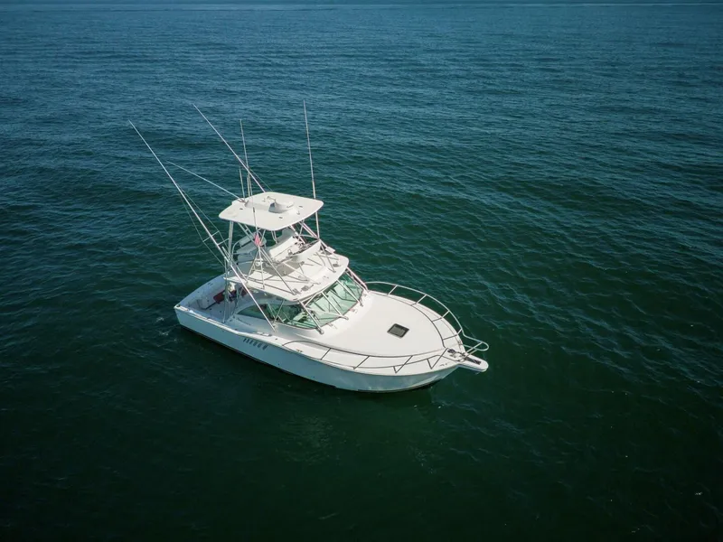 Slide: The Image of 2009 36 Albemarle 360 XF Tin Bender Starboard Profile (1) - 5478251