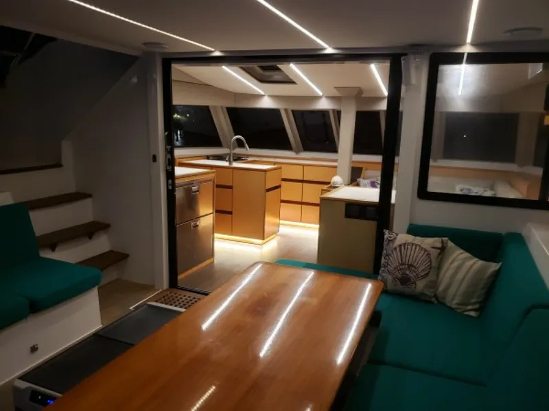 Slide: The Image of Used Sail Catamaran for sale 2017 Nautitech 46 Fly - NAUTI BY NATURE - 5480731