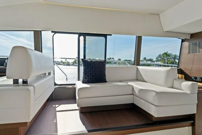 Slide: The Image of 2020 52 Prestige Flybridge - Vacay - Salon Aft Seating - 5482433