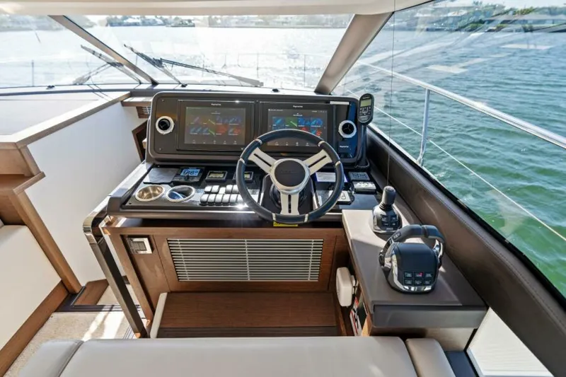 Slide: The Image of 2020 52 Prestige Flybridge - Vacay - Helm Controls - 5482437