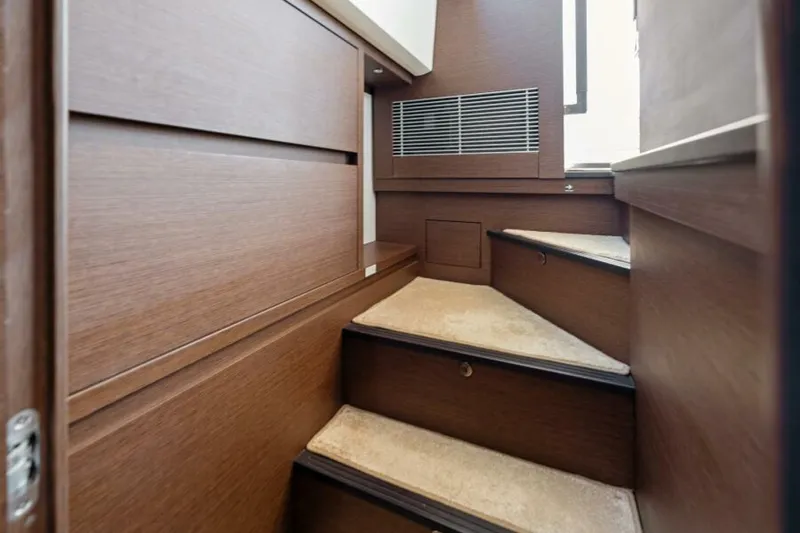 Slide: The Image of 2020 52 Prestige Flybridge - Vacay - Compainway to Master Stateroom - 5482442