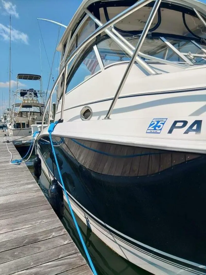 Slide: The Image of Pro-Line 32 Express View of Starboard profile from starboard forward corner looking aft. - 5533909