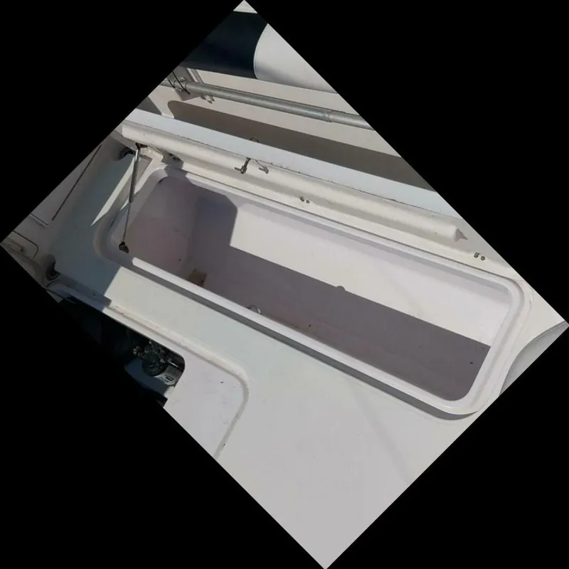Slide: The Image of Pro-Line 32 Express Port side aft deck hatch view - 5533919