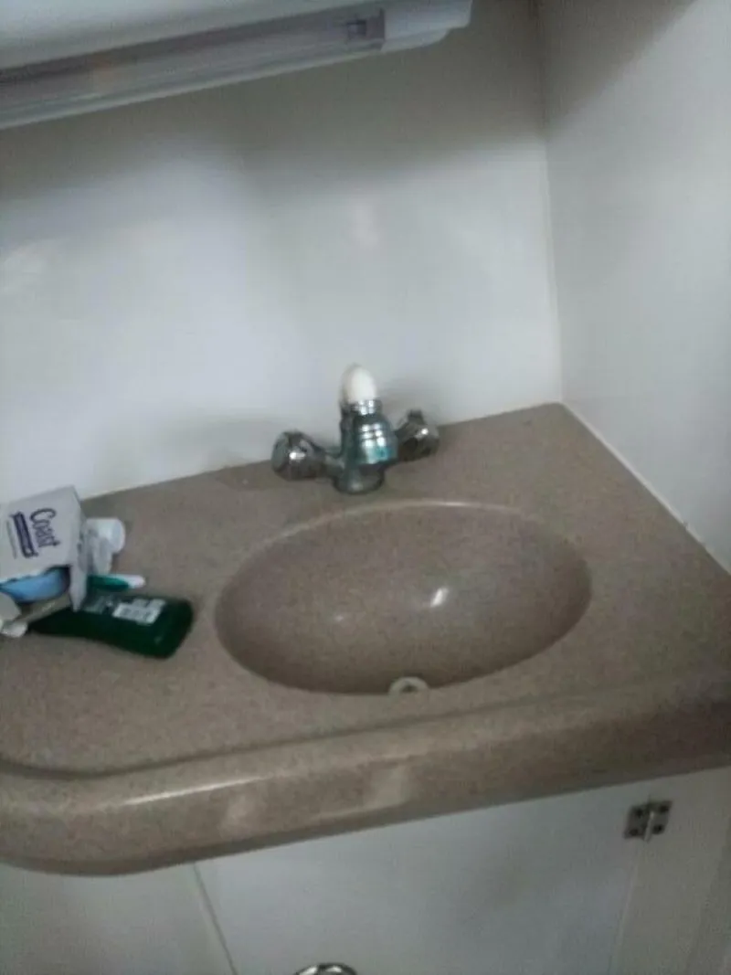 Slide: The Image of Pro-Line 32 Express View of vanity sink and pull out shower faucet. - 5533933