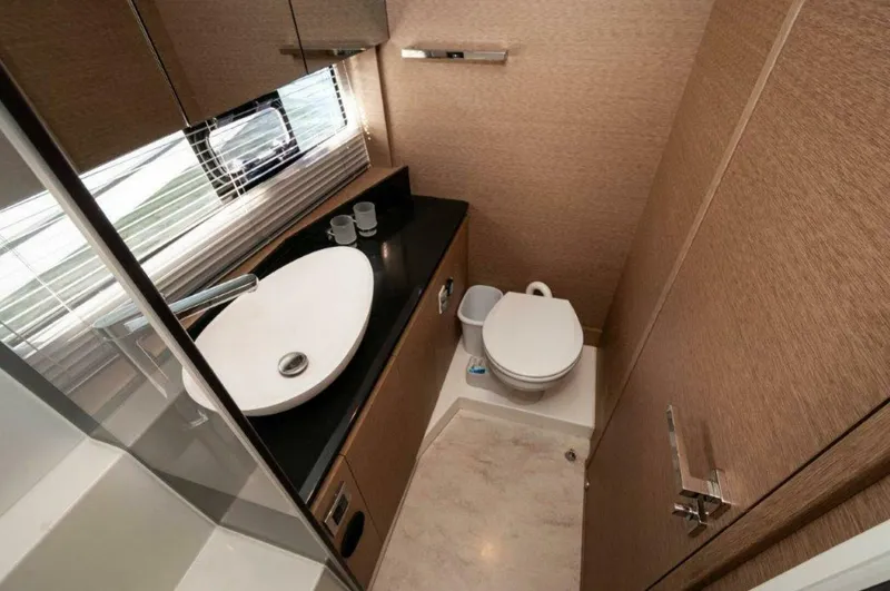 Slide: The Image of 2017 Prestige 460 Flybridge- "Can't Anchor Us"- Master Head - 5533193