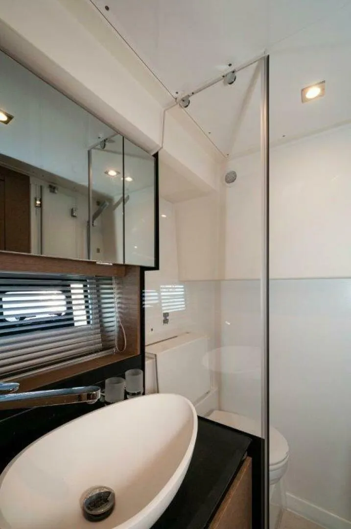 Slide: The Image of 2017 Prestige 460 Flybridge- "Can't Anchor Us"- VIP Head - 5533204