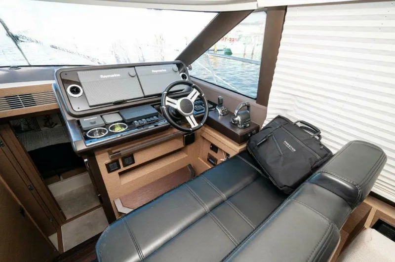 Slide: The Image of 2017 Prestige 460 Flybridge- "Can't Anchor Us"- Helm - 5533191