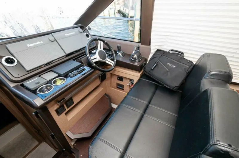 Slide: The Image of 2017 Prestige 460 Flybridge- "Can't Anchor Us"- Helm - 5533190