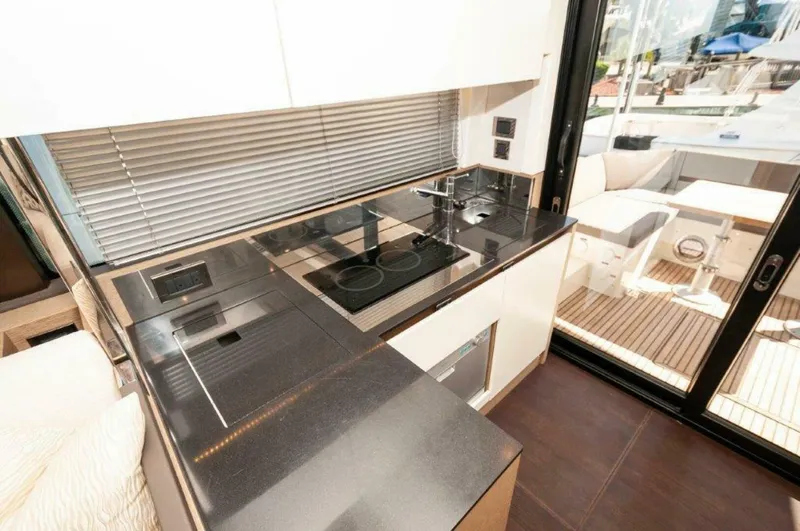 Slide: The Image of 2017 Prestige 460 Flybridge- "Can't Anchor Us"- Galley - 5533188