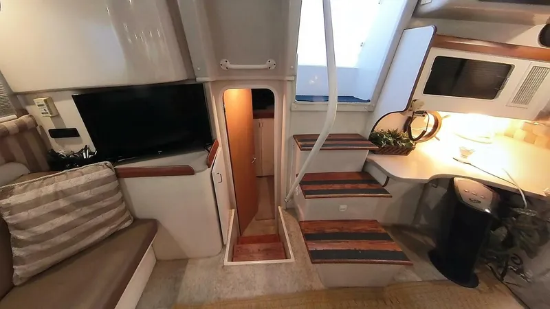 Slide: The Image of 34 ft Mainship - Salon Looking Aft - 5490387
