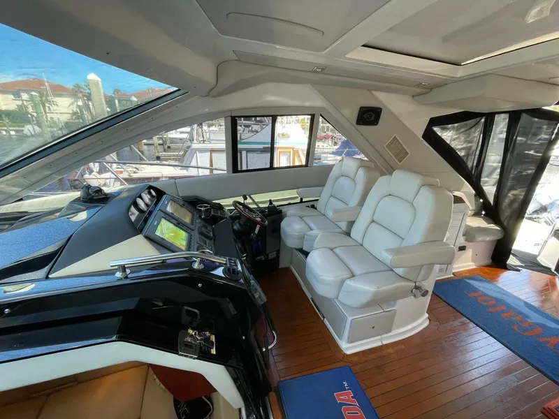 Slide: The Image of Regal 52 Sport Coupe - Helm Deck 2009 Regal 52 Sport Coupe - Navygator - 5494307