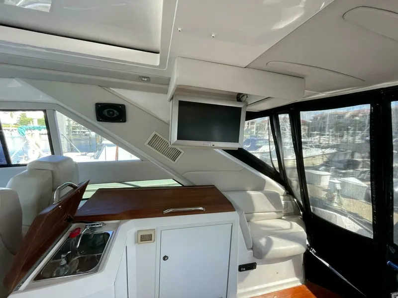 Slide: The Image of Regal 52 Sport Coupe - Helm Deck 2009 Regal 52 Sport Coupe - Navygator - 7652736