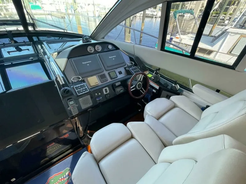Slide: The Image of Regal 52 Sport Coupe - Helm Deck 2009 Regal 52 Sport Coupe - Navygator - 7652737