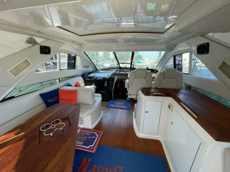 Slide: The Image of Regal 52 Sport Coupe - Helm Deck 2009 Regal 52 Sport Coupe - Navygator - 5494297