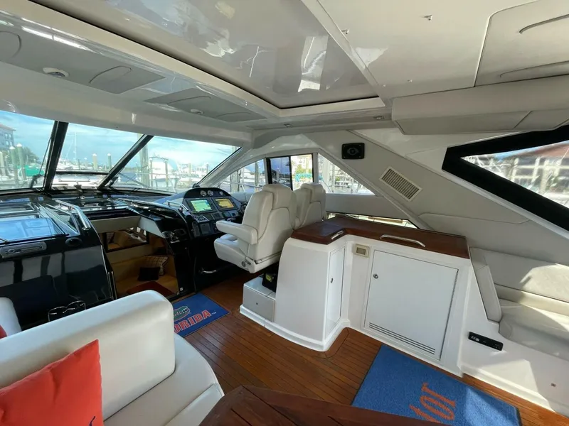 Slide: The Image of Regal 52 Sport Coupe - Helm Deck 2009 Regal 52 Sport Coupe - Navygator - 5494298