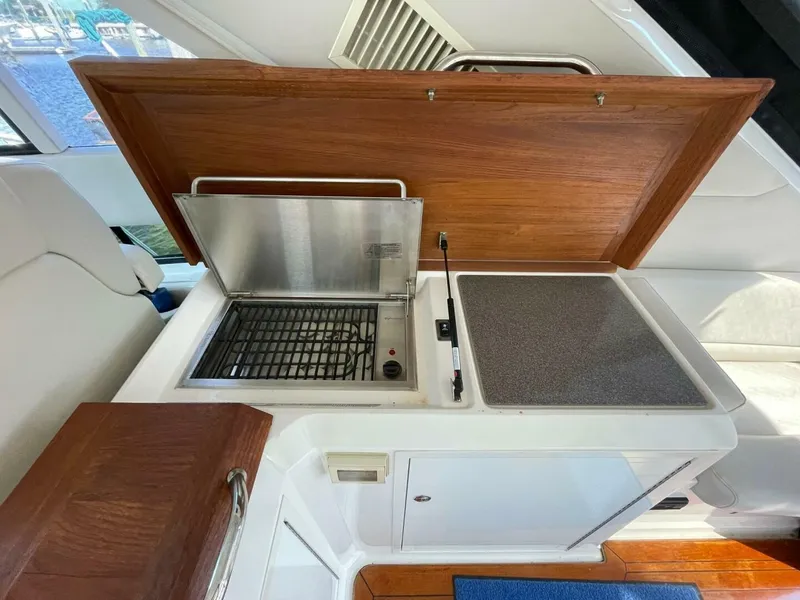 Slide: The Image of Regal 52 Sport Coupe - Helm Deck Grill 2009 Regal 52 Sport Coupe - Navygator - 5494300